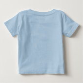 Niedliche Blaubeere Baby T-shirt (Rückseite)