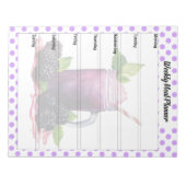 Niedliche Blaubeere Notizblock (Vorderseite)