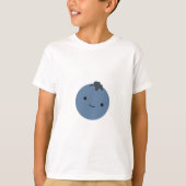 Niedliche Blaubeere T-Shirt (Vorderseite)