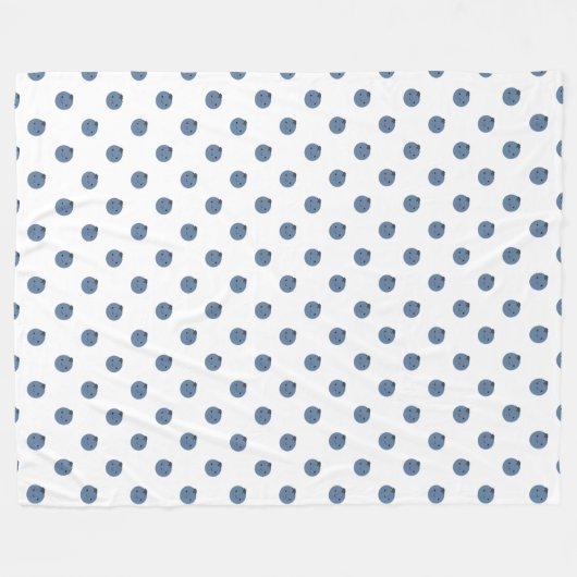 Niedliche Blaubeeren Fleece Blanket (Vorderseite (Horizontal))