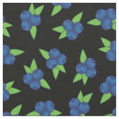 Niedliche Blaubeeren Früchte Kinder Stoff (Nahaufnahme)
