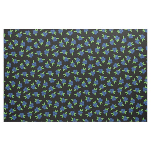 Niedliche Blaubeeren Früchte Kinder Stoff (Fat Quarter (45,7 x 55,9 cm))