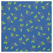 Niedliche Blaubeeren Früchte Kinder Stoff (Muster)