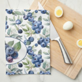 Niedliche Blaubeeren Geschirrtuch (Viertel Falte)