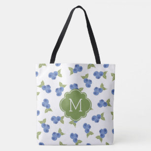 Niedliche Blaubeeren-Muster Tasche