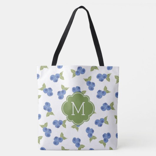 Niedliche Blaubeeren-Muster Tasche (Vorderseite)
