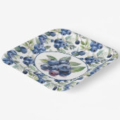 Niedliche Blaubeeren Pappteller (Gewinkelt)