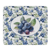 Niedliche Blaubeeren Schneidebrett (Vorderseite)