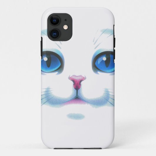 Niedliche blaue Augen der Katze Case-Mate iPhone Hülle (Rückseite)