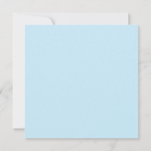 Niedliche blaue Bärn-Baby-Dusche Einladung (Rückseite)