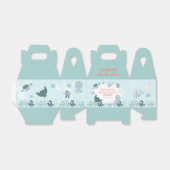 Niedliche blaue Boys unter dem Meereswasser Farbe  Geschenkschachtel (Ungefaltet)