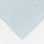 Niedliche blaue Chubby Schwein-Fleece-Decke Fleecedecke (Ecke)