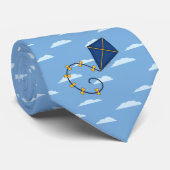 Niedliche blaue Drachen-Krawatten Krawatte (Gerollt)