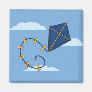 Niedliche blaue Drachen-Magneten Magnet