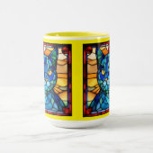Niedliche blaue Katzen-Kaffeetasse Tasse (Zentrum)