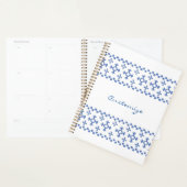 Niedliche Blaue Schneeflocken Muster Thunder_Cove Planer (Anzeige)