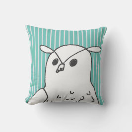 Niedliche blaue Streifen Kissen