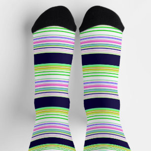 Niedliche blaue Streifen Socken