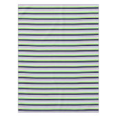 Niedliche blaue Streifen Tischdecke (Vorderseite)