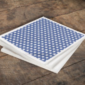 Niedliche blaue und weiße Sterne Serviette