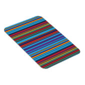 Niedliche blaue violette Streifen Magnet (Rechte Seite)