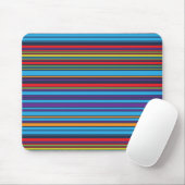 Niedliche blaue violette Streifen Mousepad (Mit Mouse)