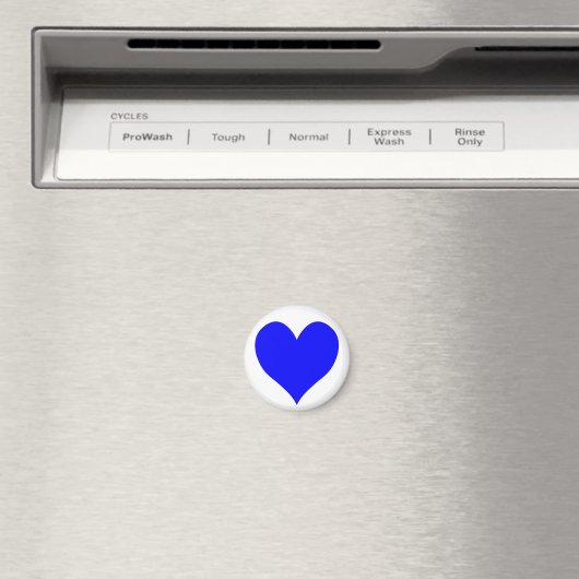 Niedliche Blauer Herzform Magnet (In Situ (Geschirrspüler))