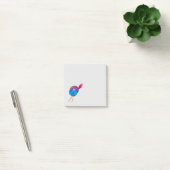Niedliche Blauvogelwasserfarbe Post-it Klebezettel (Büro)