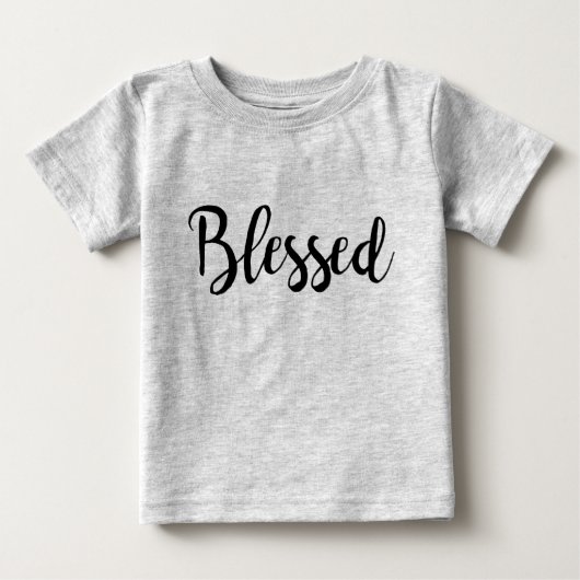 niedliche BLESSED-Schriftzeichen | Baby T-shirt (Vorderseite)