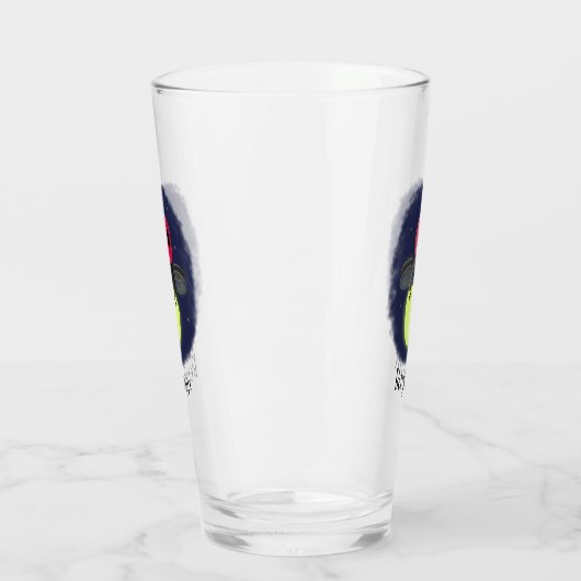 Niedliche Blitzfehler-Firefrefly-Cartoon-Abbildung Glas (Links)