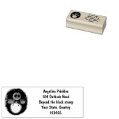 Niedliche Blitzfehler-Firefrefly-Cartoon-Abbildung Gummistempel (Stempel)
