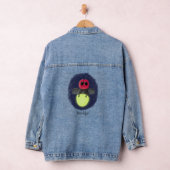 Niedliche Blitzfehler-Firefrefly-Cartoon-Abbildung Jeansjacke (Hangar)