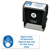 Niedliche Blitzfehler-Firefrefly-Cartoon-Abbildung Permastempel (Beispiel)