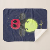 Niedliche Blitzfehler-Firefrefly-Cartoon-Abbildung Sherpadecke (Vorderseite (Horizontal))