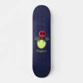 Niedliche Blitzfehler-Firefrefly-Cartoon-Abbildung Skateboard (Vorne)