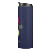 Niedliche Blitzfehler-Firefrefly-Cartoon-Abbildung Thermosbecher (Nach rechts gedreht)