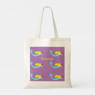 Niedliche Blonde Mermaid mit Star Thunder_Cove Tragetasche