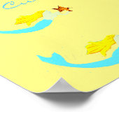 Niedliche Blonde Mermaids mit Star Thunder_Cove Poster (Ecke)