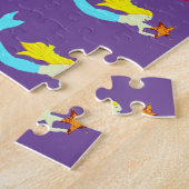 Niedliche Blonde Mermaids mit Star Thunder_Cove Puzzle (Seite)