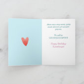 Niedliche Blonde Prinzessin Großtochter Geburtstag Feiertagskarte (Innenseite)