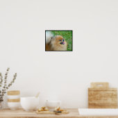 Niedliche Blondine Poster (Küche)