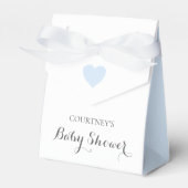 Niedliche Blue Heart Boy Baby Dusche Geschenkschachtel (Vorderseite)