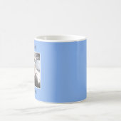 Niedliche Blue-Message eines Fotos Kaffeetasse (Mittel)