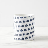 Niedliche Blueberry Graphic Coffee Tasse (Mittel)