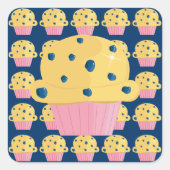 Niedliche Blueberry Muffin Stickers (Vorderseite)