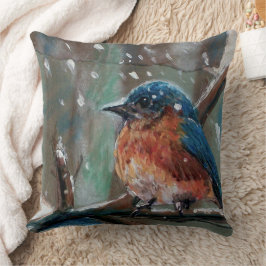 Niedliche Bluebird Eastern Art Art Kissen