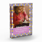 Niedliche Blume Abschluss Geschenke für Kindergart Fotoblock (Links)