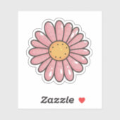 niedliche Blume Aufkleber (Blatt)