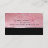 Niedliche Blume Bäckerei Visitenkarte (Rückseite)