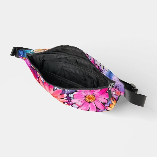 Niedliche Blume Bauchtasche (Offen)